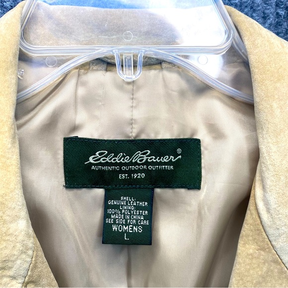 Eddie Bauer Women’s Genuine Leather/Suede Coat - Picture 2 of 12